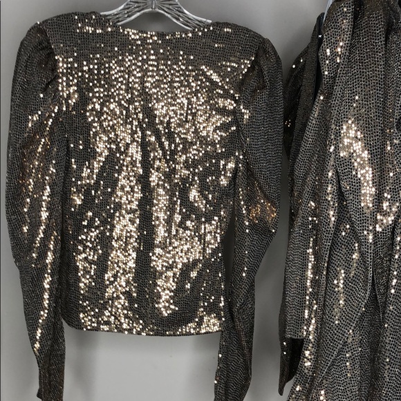 Metallic Golden Top - Picture 4 of 4